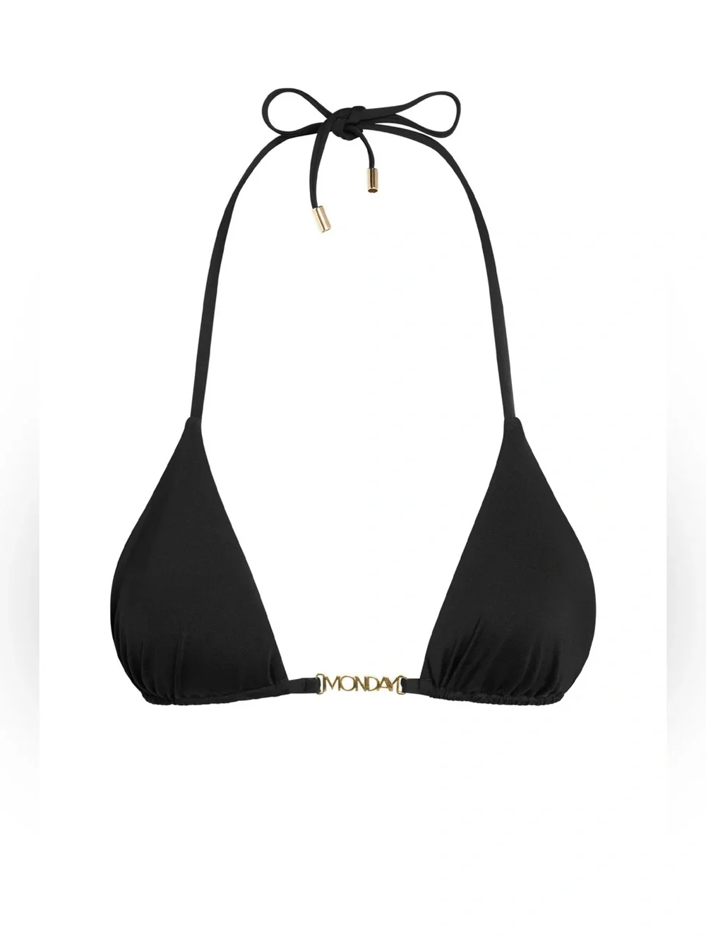 NWT New Monday Swimwear Monday Top in Black Size Small